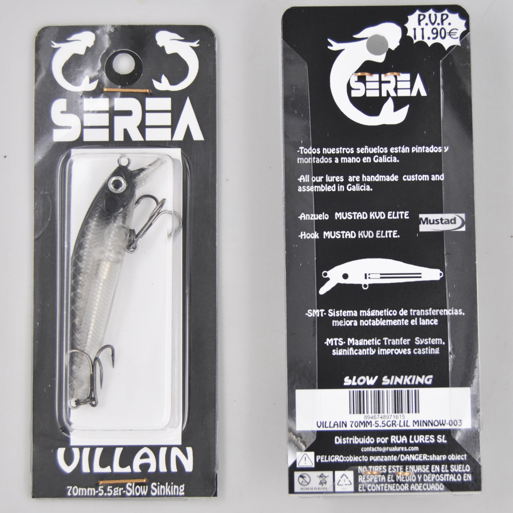 VILLAIN 70mm 5.5gr SS LIL MINNOW