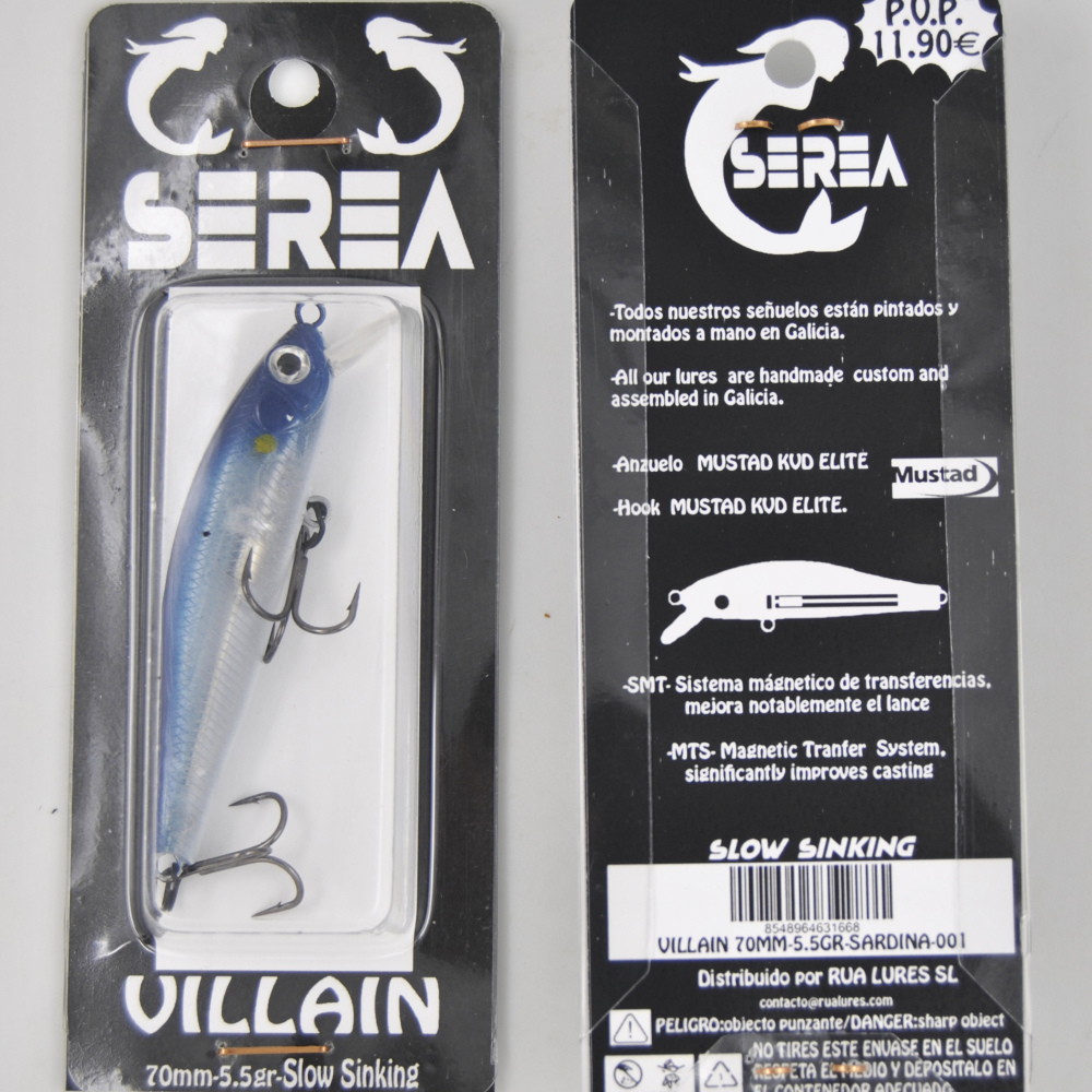 VILLAIN 70mm 5.5gr SS SARDINE